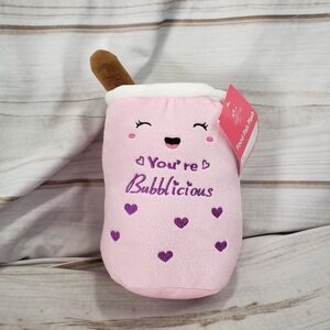 Valentine Bubble Boba Tea You're Bubblicious Plush Toy Homerbest Food Pal 7 Inch